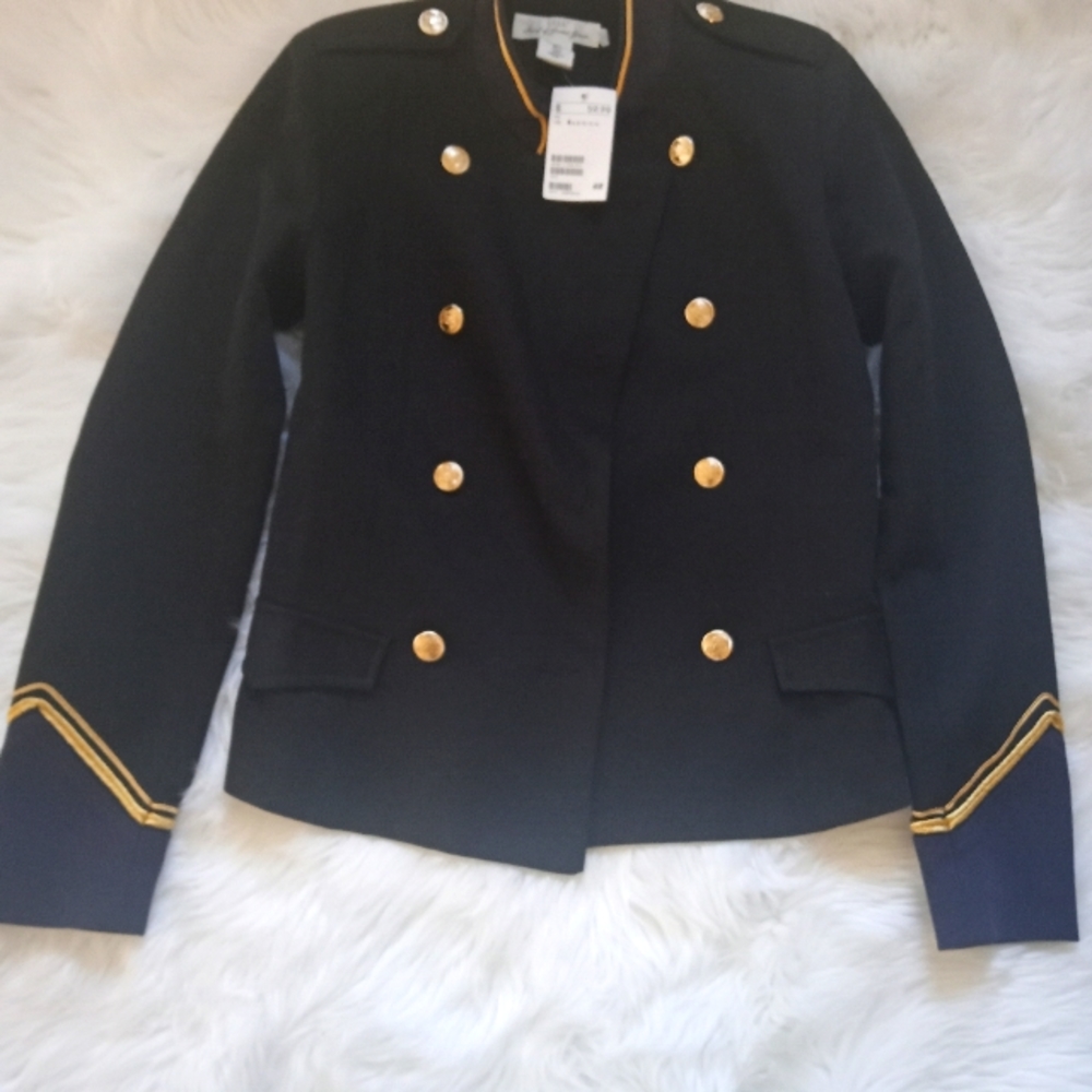 H&M L.O.G.G Captain Style Jacket sz 4